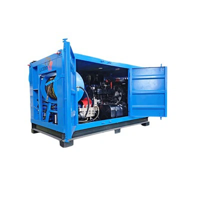 170lpm بڑی سیوریج جیٹنگ ڈریجنگ مشین