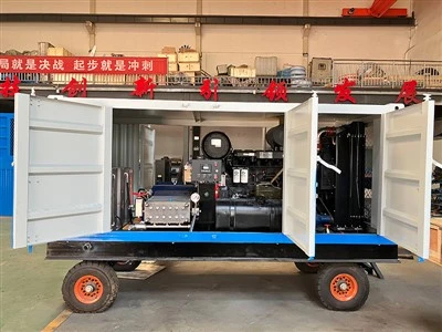 ہیٹ ایکسچینجر ٹیوب بنڈل کی صفائی کے لیے 21000psi 50Lpm ہائیڈرو بلاسٹنگ مشین